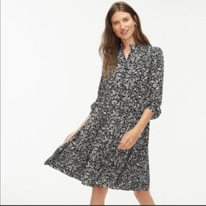 JCREW Shirt Dress in Tossed Bouquet Print